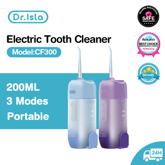 Dr.isla Portable Water Floss Rechargeable Telescopic Oral Irrigator Three Gear 200ML
