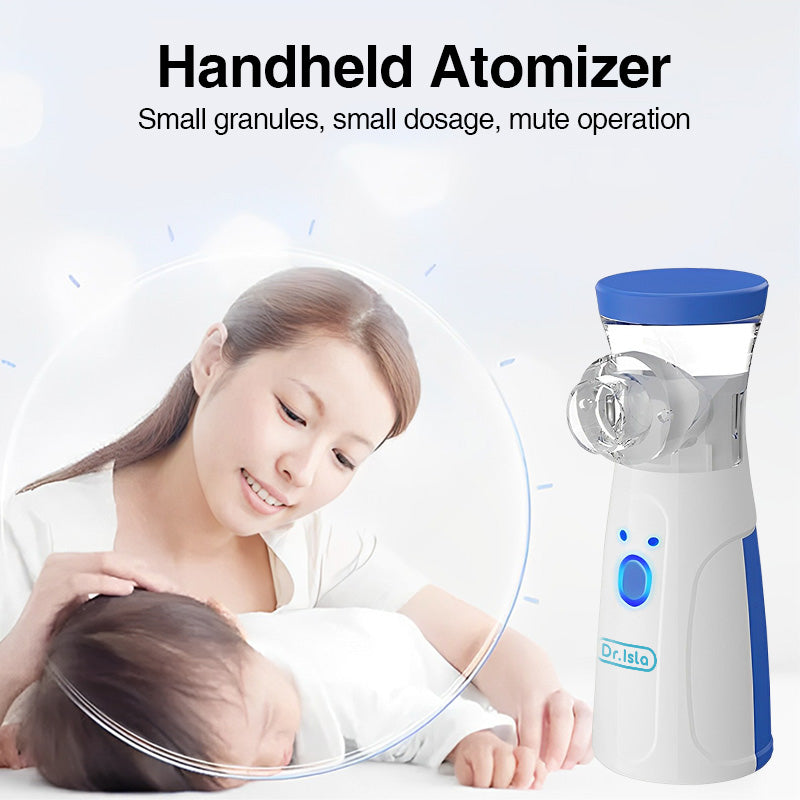 Dr.Isla Nebulizer Portable Rechargeable Mesh Machine Handheld Inhaler Atomizer Asthma Cough