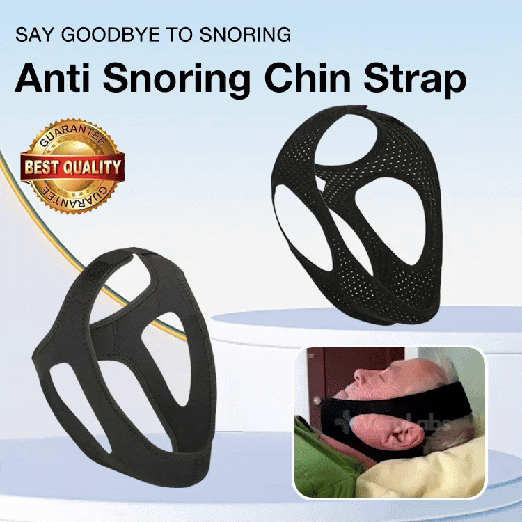 Anti Snoring Chin Strap - Avoid sleep apnea and prevent mouth breathing - Simple and Effective Stop Snoring Solution, Enjoy a Nice Evening.