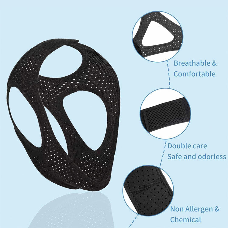 Anti Snoring Chin Strap - Avoid sleep apnea and prevent mouth breathing - Simple and Effective Stop Snoring Solution, Enjoy a Nice Evening.