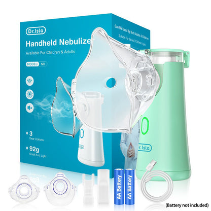Dr.Isla Portable Nebulizer Handheld Kids Adult Atomizer Inhaler Coughing Phlegm Mesh Machine N8