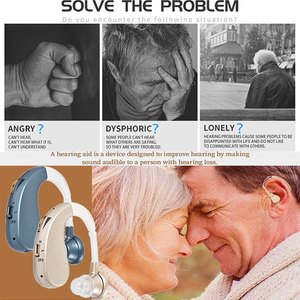 Dr.isla Elderly Hearing Aid/Rechargeable/high and low frequency dual function/four volume levels H11