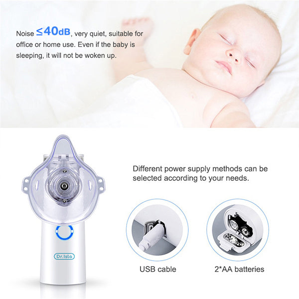 Dr.Isla™️  Nebulizer Portable Machine For Adult Kids Handheld Asthma Inhaler Atomizer