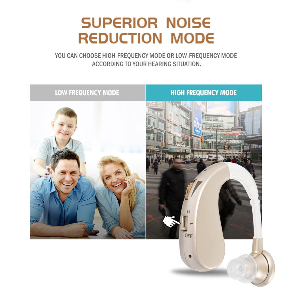 Dr.isla Elderly Hearing Aid/Rechargeable/high and low frequency dual function/four volume levels H11