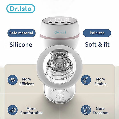 Dr.isla Automatic Cordless Electric Breast Pump Portable breast pump （Newborn ASI）