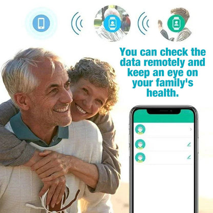 Monitoring heart rate/blood glucose Bluetooth watch