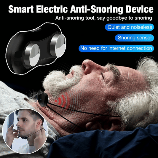 1-year warranty - Smart Electric Anti-Snoring Device - Avoid sleep apnea and prevent mouth breathing