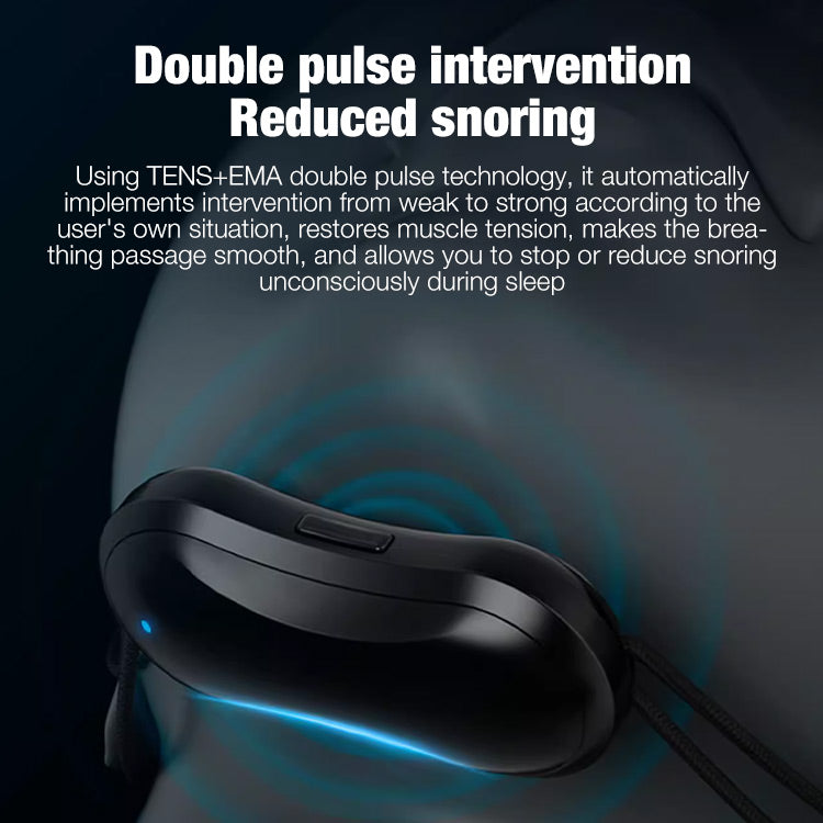 1-year warranty - Smart Electric Anti-Snoring Device - Avoid sleep apnea and prevent mouth breathing
