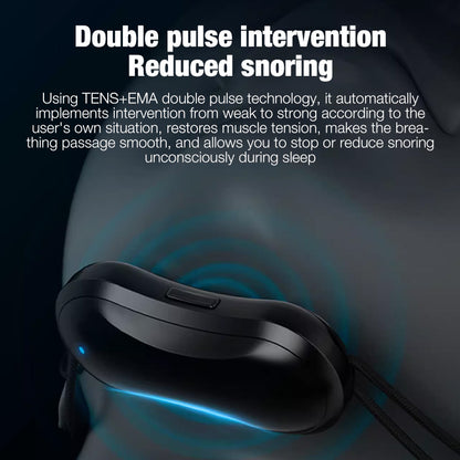 1-year warranty - Smart Electric Anti-Snoring Device - Avoid sleep apnea and prevent mouth breathing