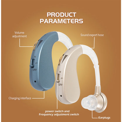 Dr.isla Elderly Hearing Aid/Rechargeable/high and low frequency dual function/four volume levels H11