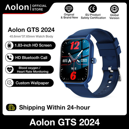 Sports Fitness Tracker BP Sleep Monitoring Waterproof Smart Watch