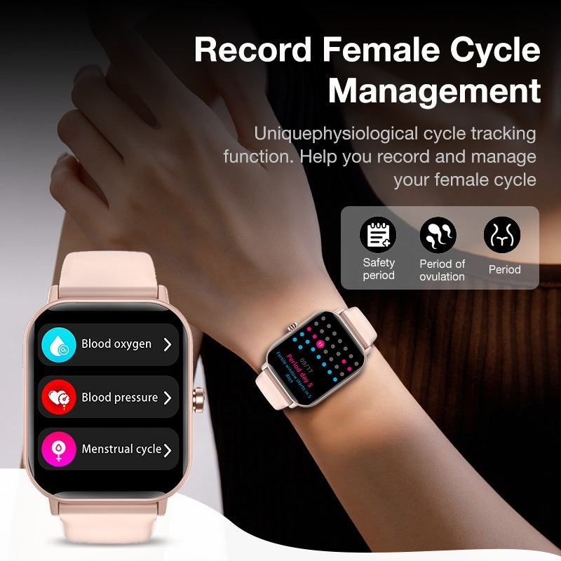 Sports Fitness Tracker BP Sleep Monitoring Waterproof Smart Watch