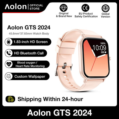 Sports Fitness Tracker BP Sleep Monitoring Waterproof Smart Watch