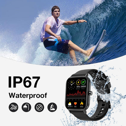 Sports Fitness Tracker BP Sleep Monitoring Waterproof Smart Watch