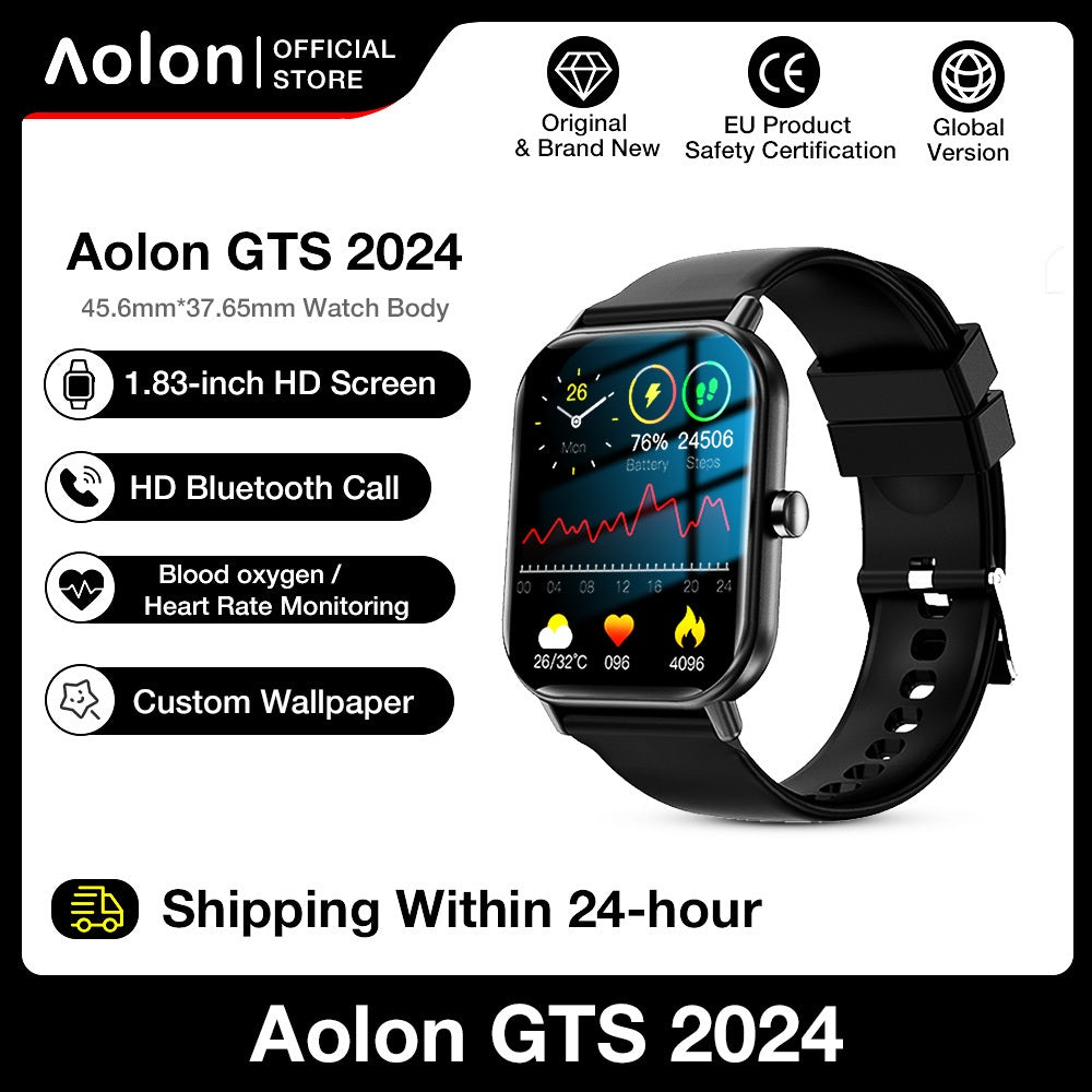 Sports Fitness Tracker BP Sleep Monitoring Waterproof Smart Watch