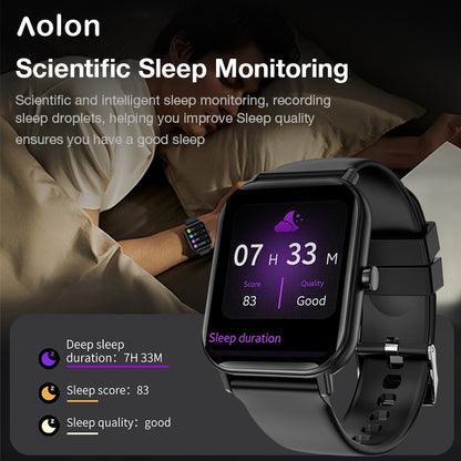 Sports Fitness Tracker BP Sleep Monitoring Waterproof Smart Watch